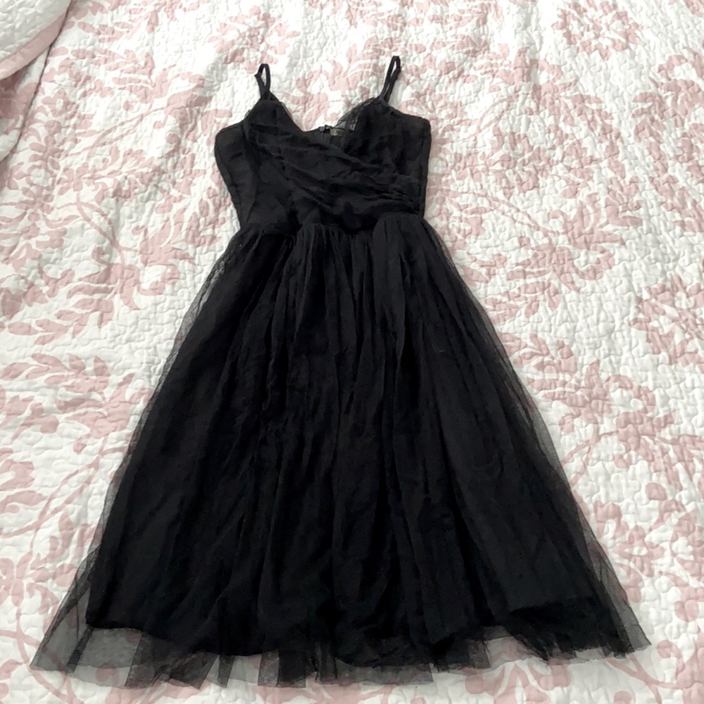 Black Mesh Dress